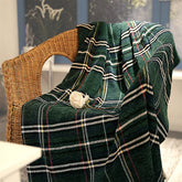 YICKYUE - Chenille Blanket Sofa Bed Office Adult Kids Tasseled Blanket Four Seasons Soft Home Portable Blanket