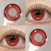 1pair New Fashion Cosplay Contact Lenses for Eyes Red Lenses Halloween Beauty Brown Lenses Myopia Color Contact Lenses