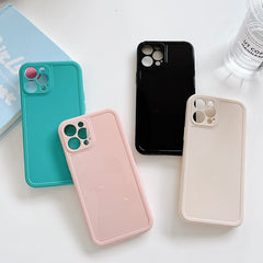 Luxury Candy Color Silicone Shockproof Hard Case For iPhone 13 12 11 Pro Max Mini X Xs XR 7 8 Plus SE 2 Armor Bumper Cover
