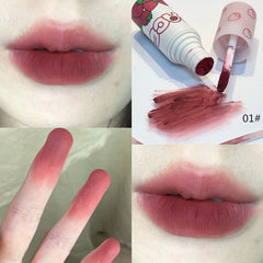 Yickyue 6 Colors Liquid Lipstick Velvet Matte Nude Pink Lip Gloss Waterproof Long Lasting Moisturizing Lip Mud Beauty Makeup Cosmetics