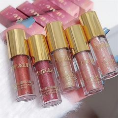 YICKYUE - Ice Flash Lip Glaze Water Shine Pure Lip Gloss Shining Shimmer Lipgloss Watery Clear Glitter Liquid Lipstick Lips Lasting Makeup