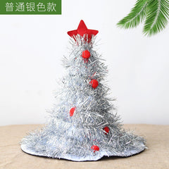Yickyue Green Red Silver Christmas Tree Hat Merry Christmas Decorations For Home Xmas Ornaments Navidad Party Supplies Happy New Year