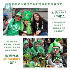 Waterproof Temporary Tattoo Sticker St Patrick Day Body Art Fake Tattoo Flash Tattoo Wrist Arm Face Sticker Female Male