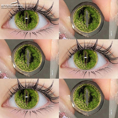 YICKYUE - Cosplay Anime Eyes Lenses for Eyes Makeup Ccrazy Halloween Beauty Contact Lenses Eye Cosmetic Color Lens Eyes
