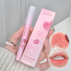 YICKYUE - Curved Design Moisturizing Lipstick Pen Easy To Color Smooth Long Lasting Clear Lipgloss Korean Lip Makeup Cosmetics 6 Colors