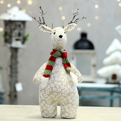 Standing Christmas Doll Christmas Decoration Large Santa Claus Snowman Elk Doll Kids New Year Gift Toy