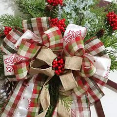Farmhouse Wagon Wheels Wreath Christmas Winter Door Hanging Home Outdoor Decoration New Year Gift Christmas Decoration 2023