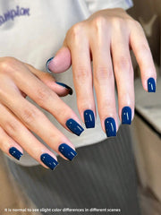YICKYUE - 15ml Volcanic Mud Bule Gel Nail Polish Starter Pure Soak Off No Wipe Nail Gel Polish Suitable For All Seasons