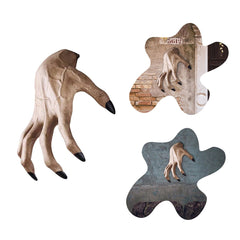 Devil Claws Horror Evil Witch Arm Resin Ornament for Room Escape Game Garden Porch Wall Halloween Holiday Decor