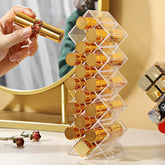 16 Grid Lipstick Storage Box Cosmetic Storage Organizer Transparent Acrylic Lipstick Display Rack Stackable Fish Type Large