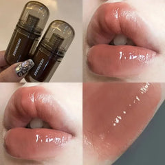 YICKYUE - Ice Night Mirror Lip Glaze Sexy Jelly Lip Gloss Moisturizing and Moisturizing Lip Film Forming Quickly Korean Cosmetics