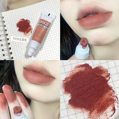Pigment Lip Mud Velvet Matte Matte Lip Gloss Color Rendering No Stain on Cup Cheap Lipstick