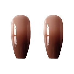 Autumn Nails press on Patch Long Pointed Head Ballet Nails Gradient Brown Finished Nail Piece 24pcs Glue Type Best Gifts Ty