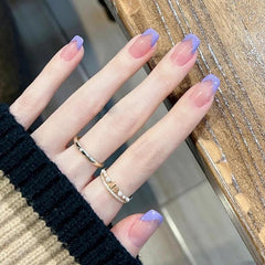 24pcs Heart Butterfly False Nails Detachable Full Cover Nail Patch New Women Fashion Press on Nail Manicure Tips