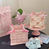 YICKYUE - Cute Toys Storage Basket Gift Basket Foldable Canvas Fabric Laundry Basket for Clothes Books Home Organization Room Decor