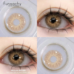 YICKYUE - 1Pair Color Contact Lenses for Eyes Korean Natural Green Lenses Big Eyes Pupils Cosmetic Contact Lenses Free Shipping