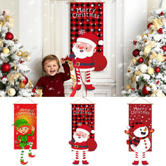 YICKYUE - Christmas Hanging Flag Christmas Decoration For Home Xmas Merry Cristmas Ornaments 2023 Noel Navidad Natal New Year