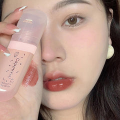 Yickyue Chubby Mirror Lip Glaze Glossy Glass Lip Gloss Parity Students Toot Lip Lipstick Moisturizing Dry Lip Makeup Korean Cosmetics