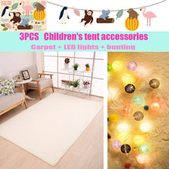 Children's Tent Indoor Outdoor Games Garden Tipi Princess Castle Folding Cubby Toys Tents Enfant Room House Teepee Playhouse