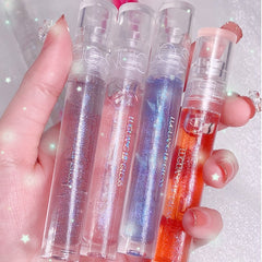 New Jelly Moisturizing Mirror Lip Glaze Shimmer Shining Liquid Lipgloss Plumper Lips Makeup Clear Lip Gloss Bulk Lipstick Gloss