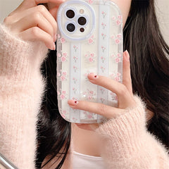 Fashion Aesthetic cute Rose Flower Transparent Protect soft case for iphone 13 12 11 Pro Max X XR XS MAX 7 8 Plus clear cover