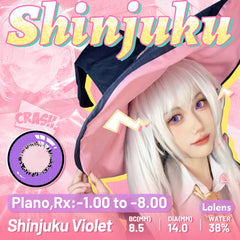 YICKYUE 1Pair Colored Contact Lenses Cosplay Cute Blue Pupils Lense Anime Makeup Eyes Contacts Beauty Cosmetics Yearly New