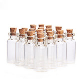 10Pcs 1/3/5/10/15/20ml Christmas Wish Bottles Small Empty Clear Glass Bottles Vials For Holiday Wedding Home Decoration Gifts