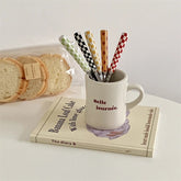 YICKYUE - Gift Retro Checkerboard Spoon