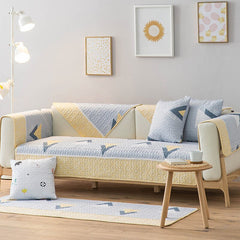 Four Seasons Sofa Cover Cotton Non-slip Sofa Couch Seat Cushion Armrest Towel Fabric L Shape Pillowcover Living Room Home Decor
