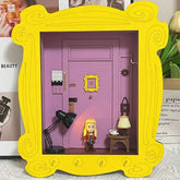 YICKYUE - Retro Key Holder Boxes Wall Keychain Holder Hooks Show Vintage Door Frame Key Organization Decor Personalized Wall Decoration