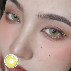 YICKYUE 1 Pair Color Contact Lenses Natural Eye Contact Brown Lenses Blue Lenses Cat Eye Lenses Monet Gray Eye Lense Yearly Sales