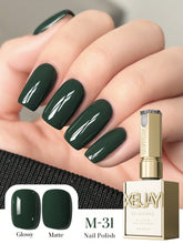 YICKYUE - new autumn and winter military green pure color versatile white long-lasting nail salon suitable for nail polish DIY