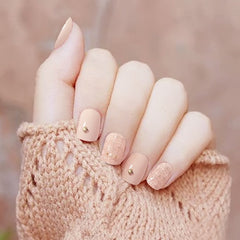 3D Flower Nail Art Fake Nails Pink Rhinestone Matte Ballet Tips Press on False with Glue Coffin Lattice Full Cover Artificial