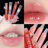 YICKYUE - Mirror Pearl Lip Gloss Moisturizes Transparent Waterproof Lip Oil Crystal Jelly Tint Lip Care Plumper Korean Lipsticks Cosmetics
