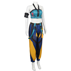 YICKYUE Anime Cosplay Costume Suit for Zoey Halloween Carnival Party Roleplay Accessories Women Uniform Props Print Outfit