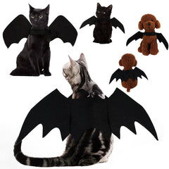 1 set Halloween pet Bat Wings Cat Dog Bat Costume Wings Halloween party decors Cosplay proof Pets Halloween Dress Up decoratios