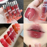 YICKYUE - Mirror Water Lipgloss Sexy Glitter Lip Gloss Korean Lips Makeup Tint Long Lasting Non-Stick Cup Liquid Lipstick for Women Girls