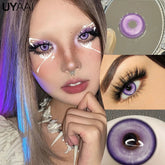 YICKYUE NEW Cosplay Colored Contact Lenses for Eyes Anime Purple Lenses Cosmetic Blue Eye Contacts Brown Natural Fashion Lenses