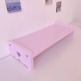 YICKYUE Office desktop ins storage rack rack girl heart laptop monitor screen increase rack storage rack interior decoration rack
