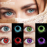 YICKYUE - Color Contact Lenses Yearly Colored Lenses for Eyes 2pcs Colored Contacts Cosmetic Eye Contacts Cosplay Anime Contact Blue Lens