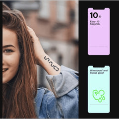 YICKYUE - Flower Tattoo Sticker Waterproof and Long-lasting Temporary Tattoo Sticker