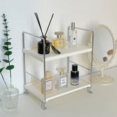 Multifunctional Desktop Shelf for Cosmetic Sundries Double-layer Makeup Perfume Organizer Decorative Aromatherapy Storage Rack