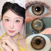 YICKYUE - Prescription for myopia 0-800 degrees pupil Colored Contac for eyes Cosmetic Natural contact lenses yearly Myopia