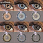 YICKYUE Colored Contact Lenses for Eyes 1Pair/2Pcs Yearly Natural Blue Lenses Cosmetic Soft Beautyful Pupils Gray Eye Contacts