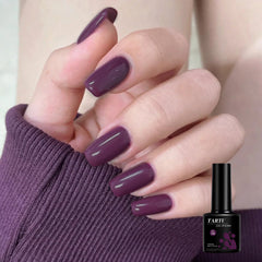 YICKYUE - 8ml Gel Nail Polish Burgundy red brown chocolate Nail Art Soak Off UV/LED Manicure Beautylux Vernis Semi Permanent Esmalte