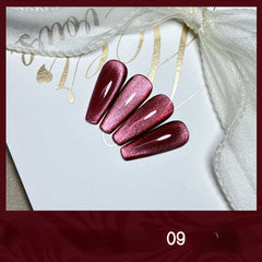 YICKYUE - Smoothie Cat's Eye Gel Smoothie Crystal Cat's Eye Nail Lacquer Small Pop Color Moonstone Wide Cat's Eye Nail Salon 8ML
