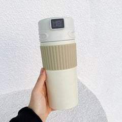 * Mushrooms 9527 *Korean-style Intelligent Temperature Display Insulation Cup 304 Stainless Steel Outdoor Portable Water Cup