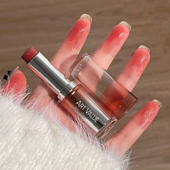 YICKYUE - 6 Color Rose Jelly Lipstick Moisturizing Mirror Water Light Solid Lipgloss Glass Nude Pink Lip Glaze Tint Makeup Cosmetic Beauty