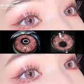 YICKYUE - 1pair/2pcs Colorful Contact Lenses for Eyes Korean Lenses Pink Lenses Fashion Color Contacts Yearly Beauty Eye Makeup