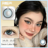 YICKYUE - 2Pcs/Pair Korean Myopia Colored Contact Lenses For Eyes Soft High Quality Lenses With Diopters Pupils New Free Shipping